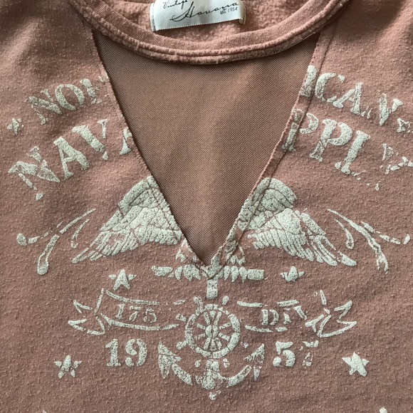 Vintage Havana deep v graphic sweatshirt - Picture 2 of 8